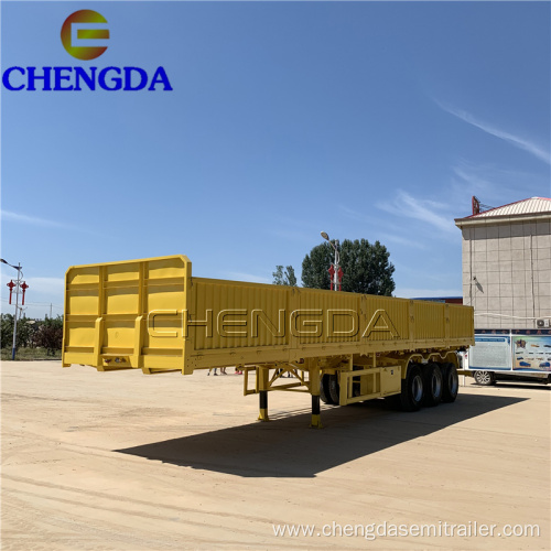 Good Quality 3 Axle Side Wall Semi Trailers